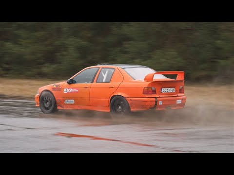 Mateusz Milczarek, BMW E36 - Szkolenie w ramach Rallysprint Challenge - Piła, 10.04.2021