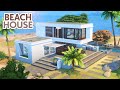 Modern Beach House // The Sims 4 Speed Build