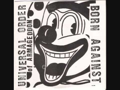 universal order of armageddon/born against - split 7"
