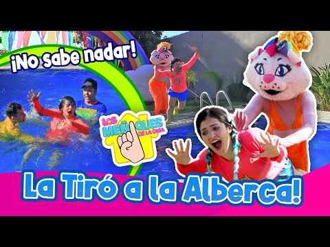 NO SABE NADAR LA TIRO A LA ALBERCA