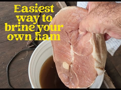 Easiest way to brine your own Thanksgiving ham