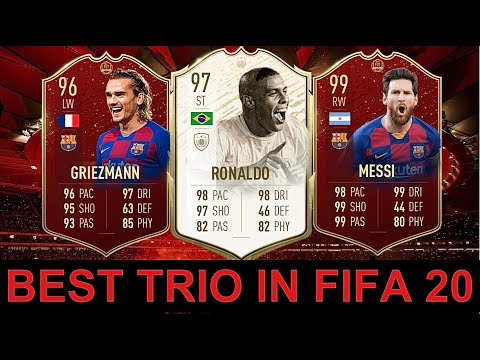 FIFA 20: BEST TRIO IN FIFA 20: MESSI 99, GRIEZMANN 96 & RONALDO 97