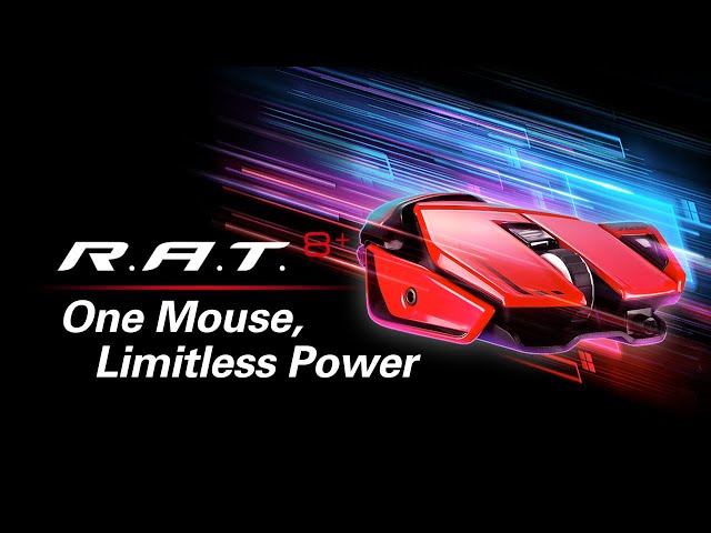 Mad Catz R.A.T. 8+ ADV Ratón Óptico Gaming RGB 20000 DPI video