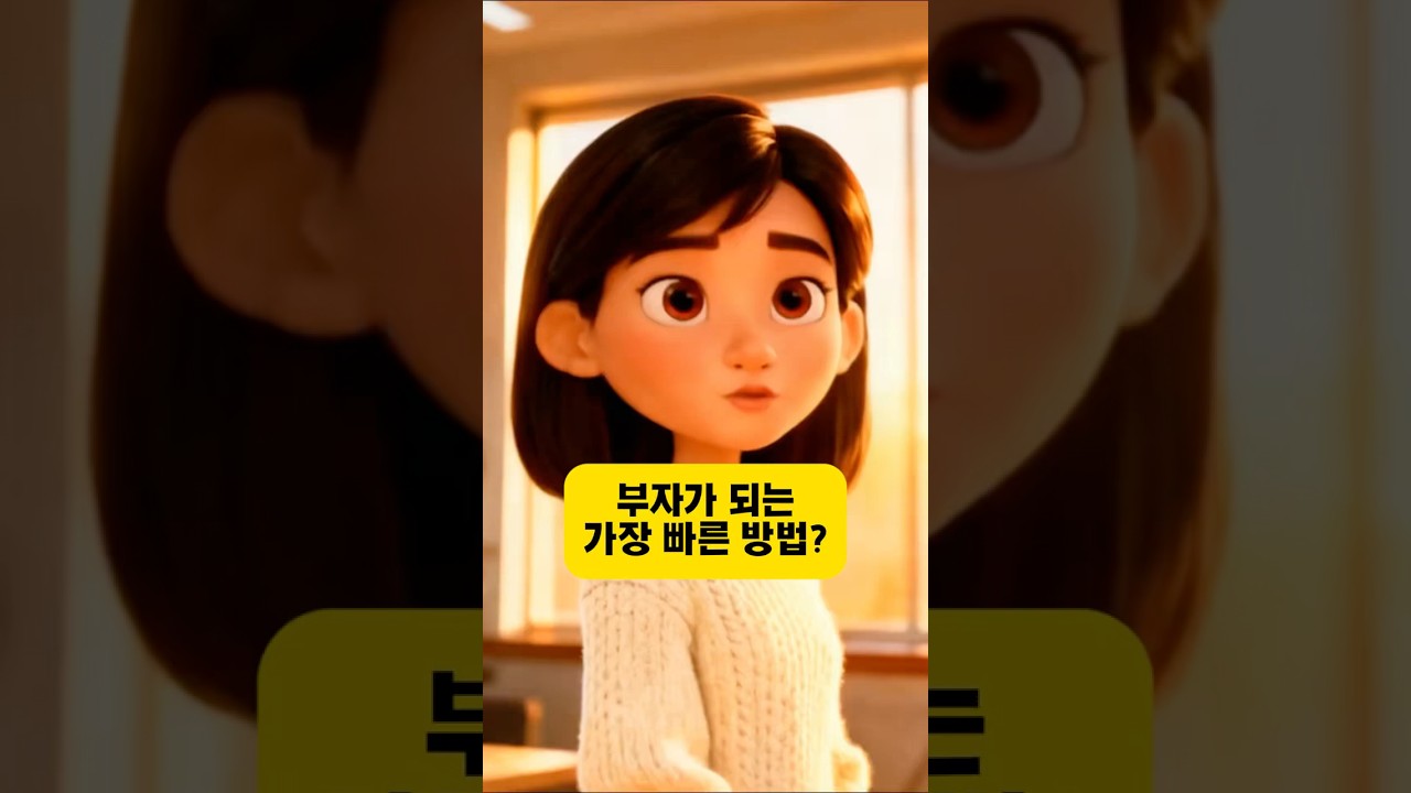 부자가 되는 가장 빠른 방법은... 💸🪙