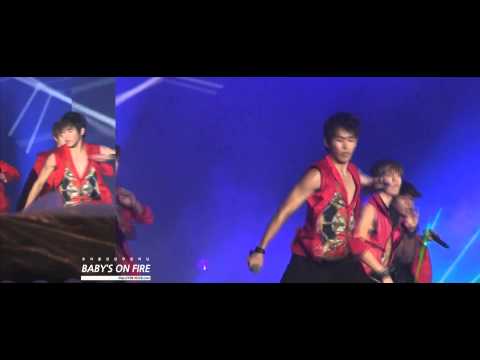[Baby's on Fire] 120814 INFINITE KBS Olympic London 2012 Festival - Be Mine Multi fancam Hoya ver.
