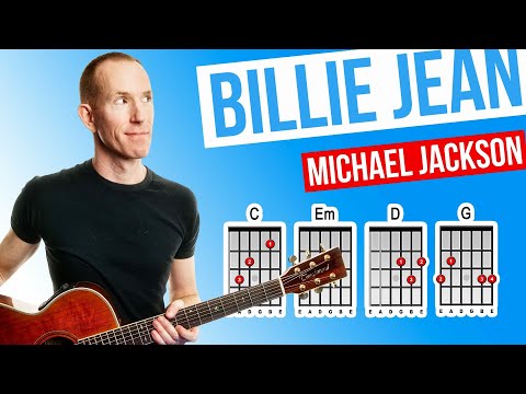 Billie Jean ★ Michael Jackson ★ Lekcja gry na gitarze akustycznej [z PDF]