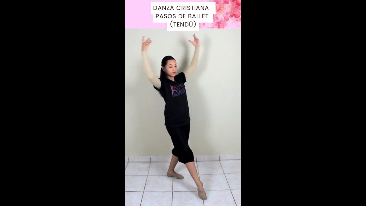 Pasos de Ballet: Tendú - Danza Cristiana #shorts