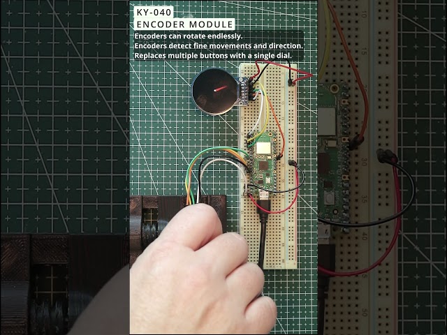 Vídeo relacionado con KY-040 Módulo Codificador Giratorio 5 Piezas 360 Encoder Rotativo Module para Arduino Raspberry Pi