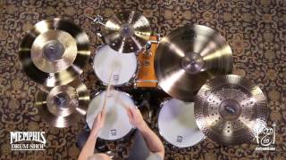 Video thumbnail for Sabian 14" AAX Freq Hi Hat Cymbals - 986/1347g (214XFHN-1062517DD) by Memphis Drum Shop
