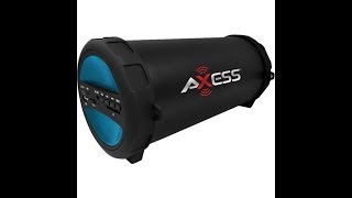 Axess Thunder Sonic Bluetooth Speaker SPBT1041 BL