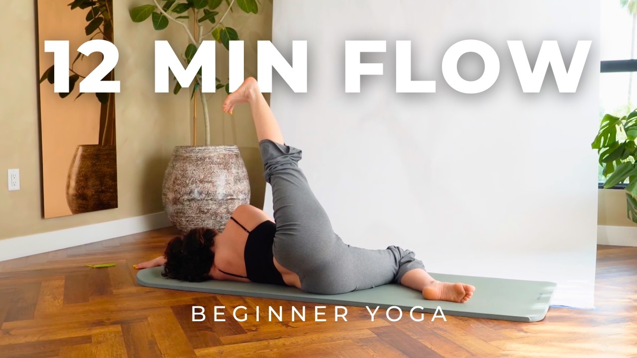 12-Min Relaxing Sensual Flow | Slow Feminine Yoga to Soften & Reconnect