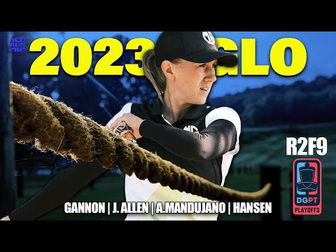 ARP | 2023 DGLO | R2F9 | Gannon : J. Allen : A. Mandujano : Hansen | DGPT PLAYOFFS | CHASE CARD |
