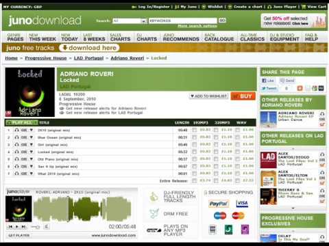 Sample track Adriano Roveri - Locked Album (Lad Records 2010)