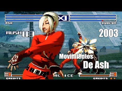 Como activar los movimientos de Ash Crimson | KOF 2003