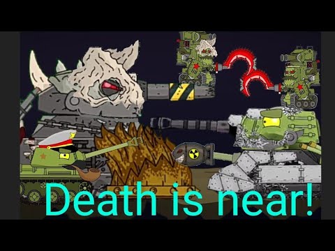 Arrival of Death Labrith Ratte (death is near) - cartoon about tanks