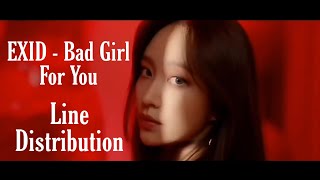 EXID - Bad Girl For You (LINE DISTRIBUTION)