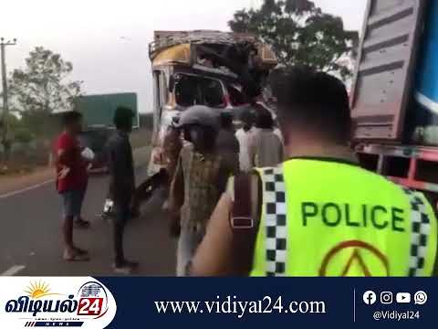 கிளிநொச்சியில் இரு லொறிகள் மோதி விபத்து – 21 வயது இளைஞன் பலி