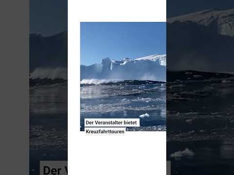 Welle rast auf Kreuzfahrtschiff zu