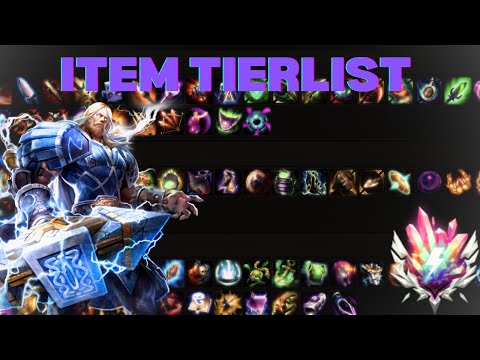 Smite 2 Item Tierlist - WHAT YOU SHOULD BE BUILDING!!!