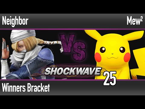 SW 25 Wii U - Neighbor (Sheik) vs Mew² (Pikachu) - Winners Bracket