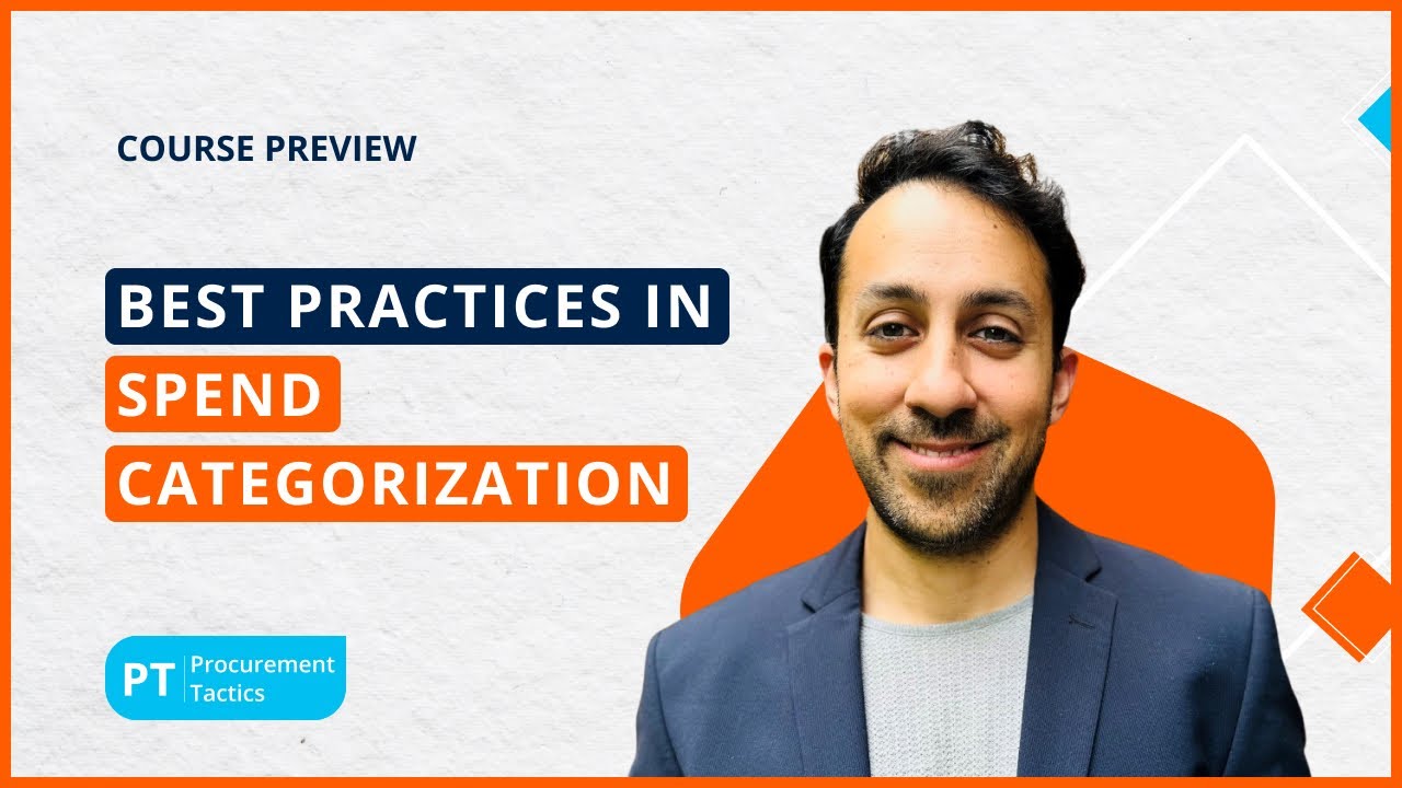 Best Practices in Spend Categorization