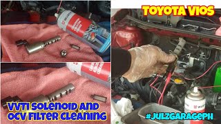 VVTi SOLENOID & OCV FILTER CLEANING & TESTING ON TOYOTA VIOS | #JulzGaragePh