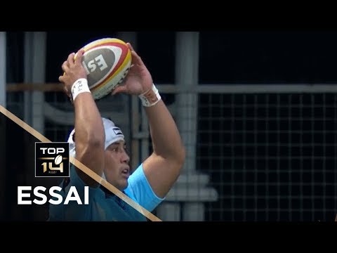 TOP 14 - Essai Seilala LAM (USAP) - Perpignan - Toulouse - J8 - Saison 2018/2019