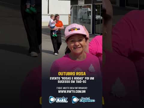O evento "ROSAS E RODAS" foi um grande sucesso na manhã desse domingo (05), em Taió-SC!