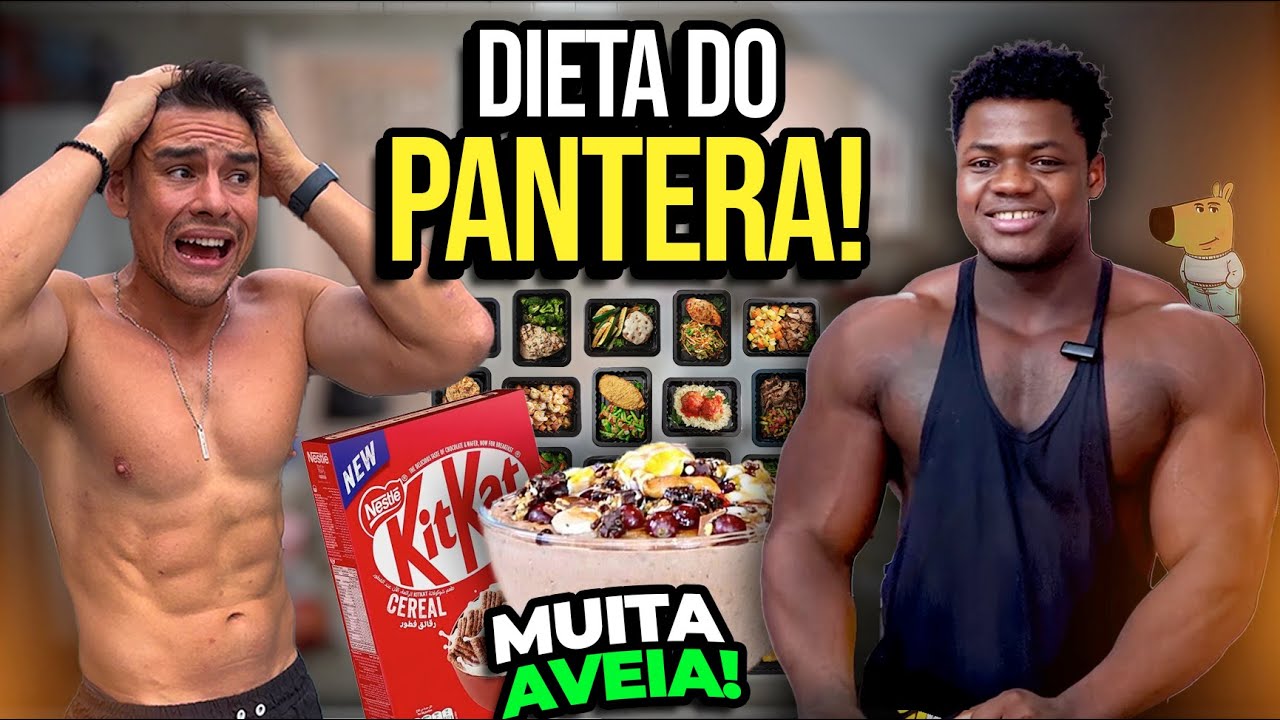 Fiz A DIETA DO PANTERA por 1 Dia! 😱 É MUITA aveia! - [dieta dos famosos]