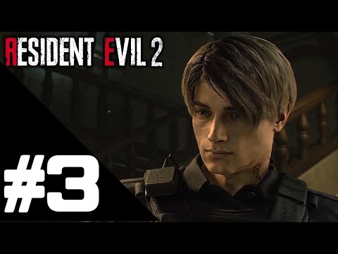 RESIDENT EVIL 2 REMAKE Gameplay/ Walkthrough Part 3 Leon Story [Evil X pro]