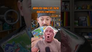 We opened a First Partner Illustration Collection and we hit the Kanto Starters on the first try!