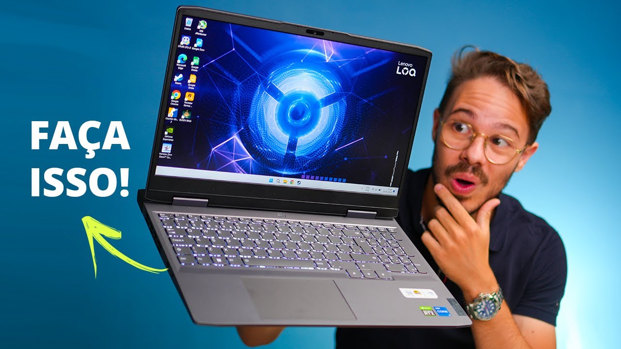 10 coisas que você DEVE fazer no LENOVO LOQ assim que tirar ele da caixa!