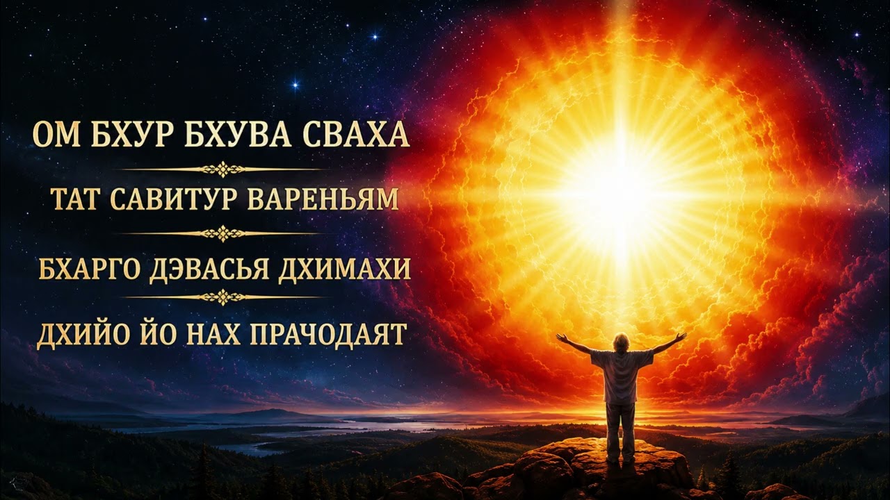 ОМ БХУР БХУВА СВАХА ГАЯТРИ МАНТРА СОЛНЦА 108 РАЗ