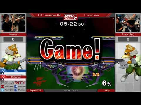 CFL Smackdown 142 Melee - Harriet (Fox) vs Panda (Red) - Losers Semis