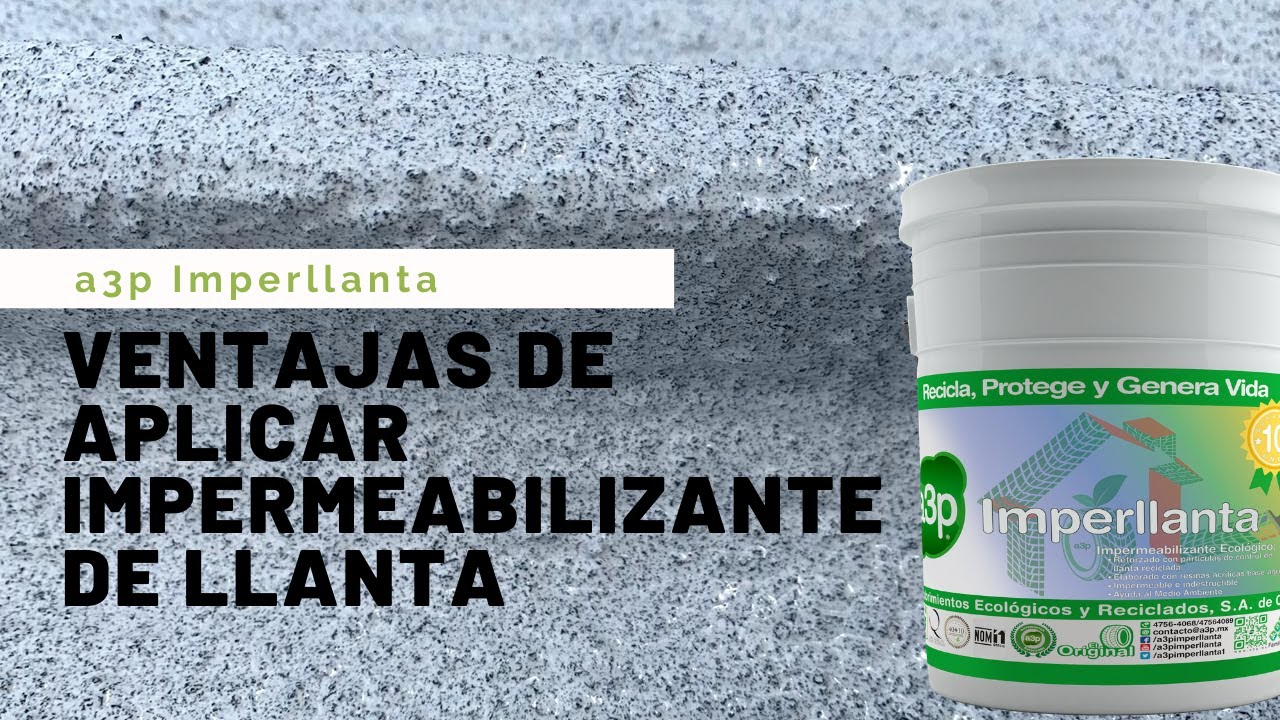 Las GRANDES VENTAJAS de APLICAR IMPERMEABILIZANTE de LLANTA