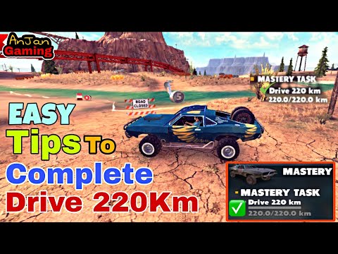 How to complete Drive 220 Km Easily in Off The Road 🤔😉 || Hurricane Otr Mastery task Drive 220Km