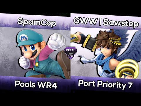 SpamCop (Mario) vs GWW | Sawstep (Pit) - Port Priority 7 Pools Winners Round 4