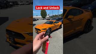 Lock and Unlock | Ford Mustang GT #shorts