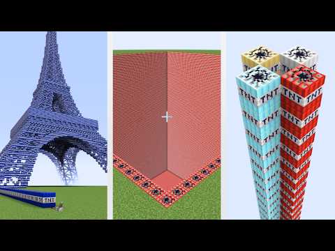 custom tnt minecraft experiments in one video