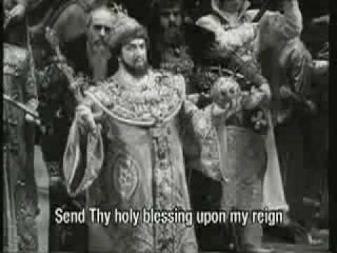 Ivan Petrov as Boris Godunov