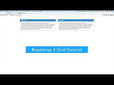 Bootstrap 3 Grid System Beginner Tutorial