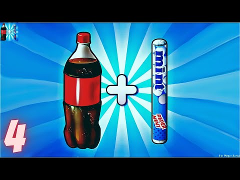 Drop And Explode: Soda Geyser - Coca cola and mint experiment Gameplay | Walkthrough Gameplay Part 4