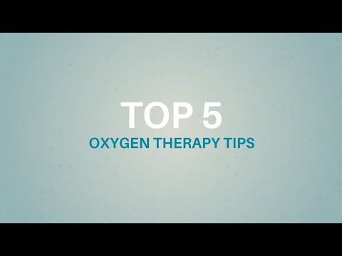 Top 5 Oxygen Therapy Tips