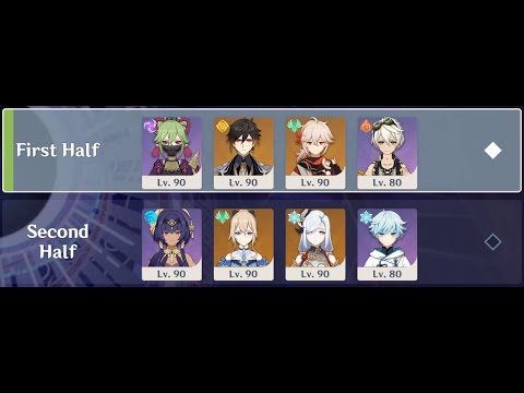 3.1 Spiral Abyss, Pyro Kuki Shinobu & Cryo Candace - (Floor 12, 9★)