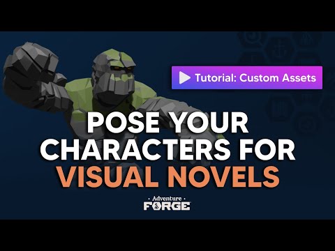 Character Posing for Visual Novels | Adventure Forge Tutorial