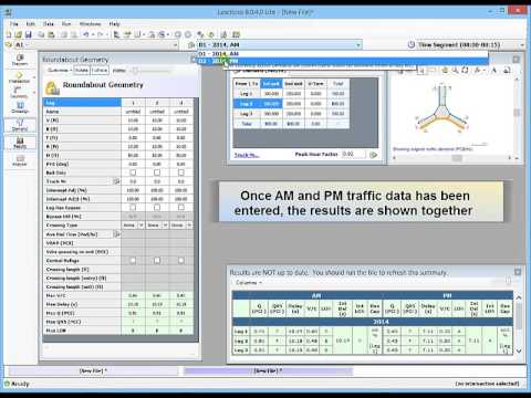 ARCADY Lite - Fast Roundabout Design Analysis