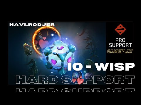 DOTA 2 PRO HARD SUPPORT IO - WISP / NAVI.RODJER / GAMEPLAY / 7.30
