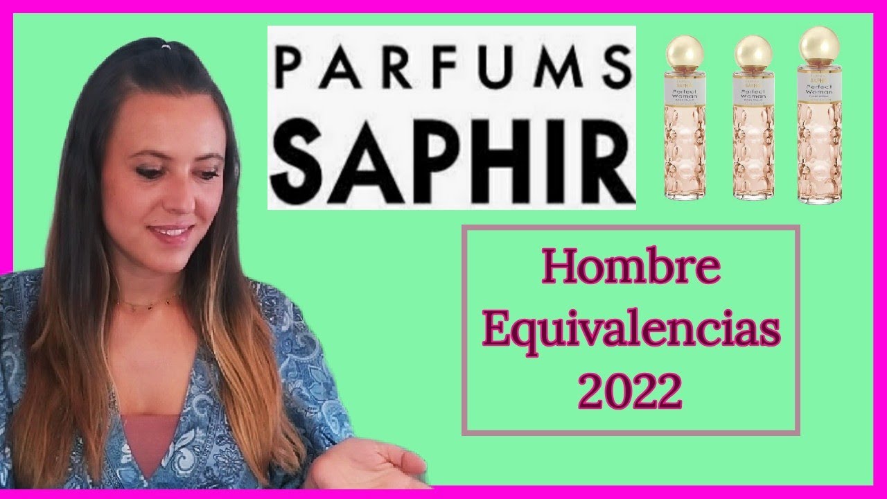 Perfumes SAPHIR LISTA y equivalencias 2022 Hombre