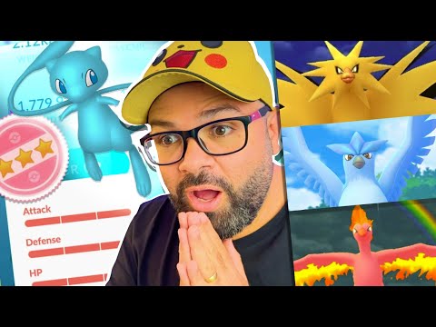 AGORA! EVENTO COM MEW SHINY E POKÉMON LENDÁRIO SHINY NO POKÉMON GO #pokemongo #pokemon