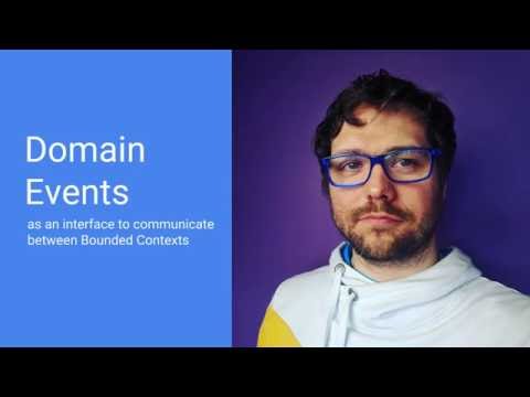 Communicate via published Domain Events between Bounded Contexts (Submodules)